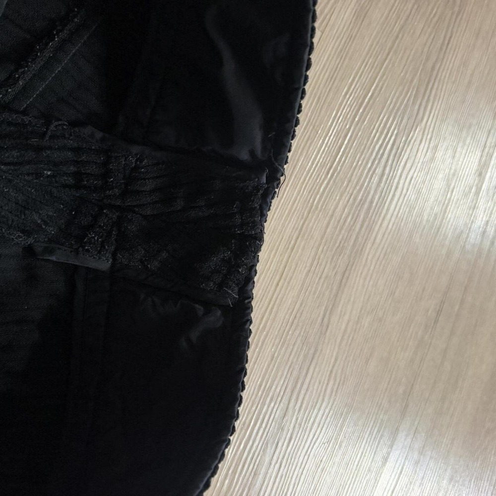 26x27 Black Corduroy Flared Bootcut Pants Y2K Indie - Picture 3 of 6